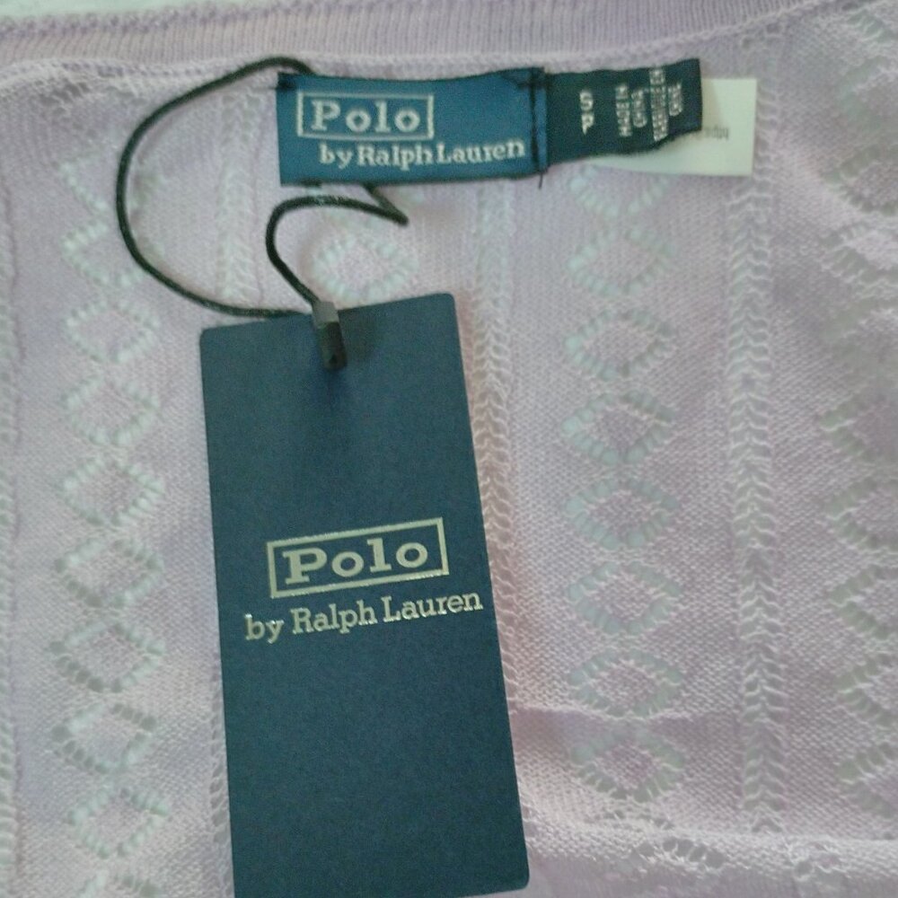 Polo Ralph Lauren Lacey Knit Cardigan, Wool  NEW - Picture 11 of 15